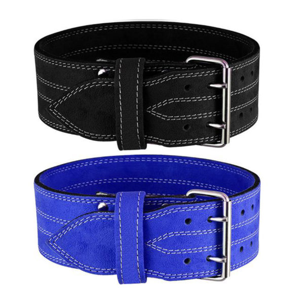 Weight Lifting Leather Belt Back Support Strap Gym Power Training